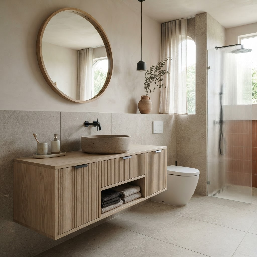 Japandi · Baño