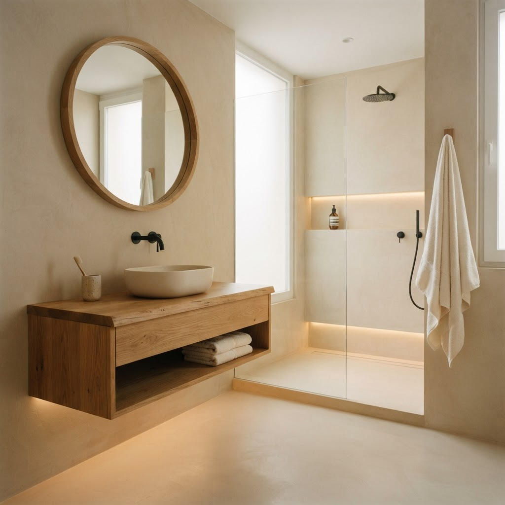 Minimalismo Cálido · Baño